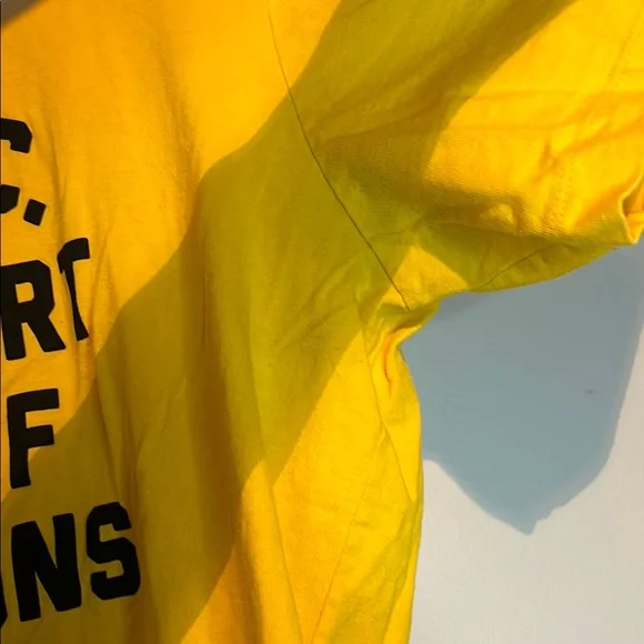 Nike Yellow Tee with Black Text - Picture 6 of 8